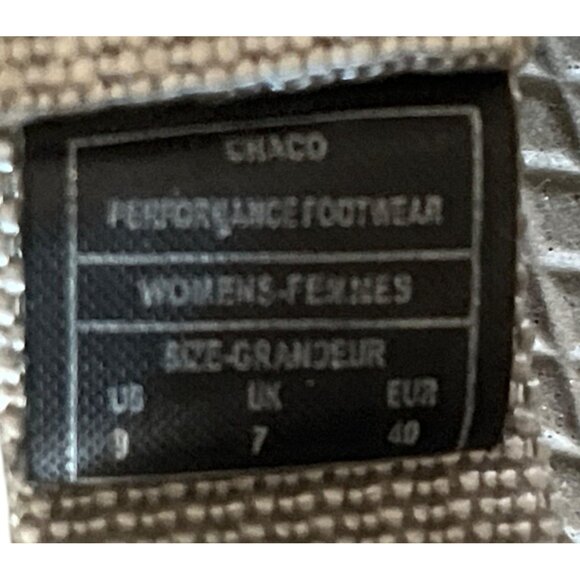 Chaco ZCloud X Echo Paloma Women Outdoor Sandals Athletic Braid Gray Size 9 - Picture 7 of 9